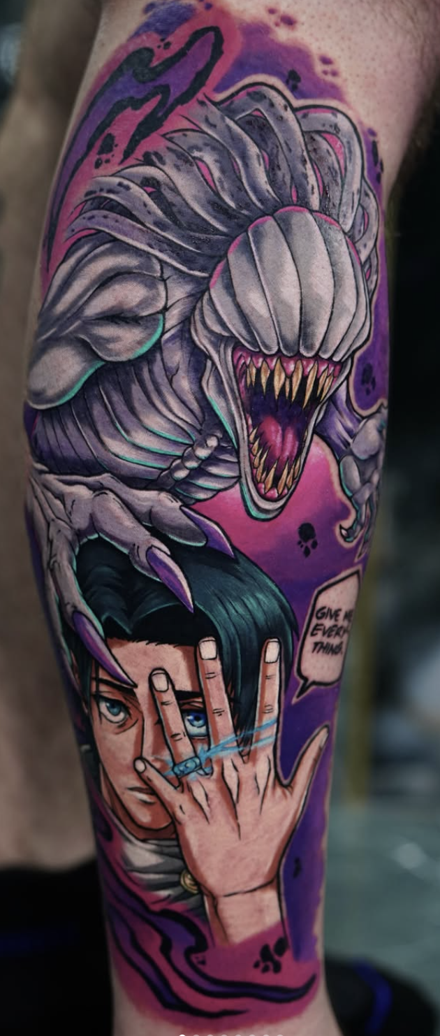Anime curse spirit leg piece